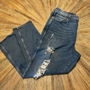 Women’s size 19 Arizona jeans, distressed, highest rise, skinny leg, denim jeans